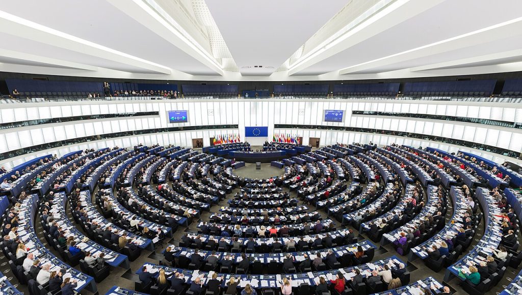 Europa-Parlamentets plenarsal i Strasbourg